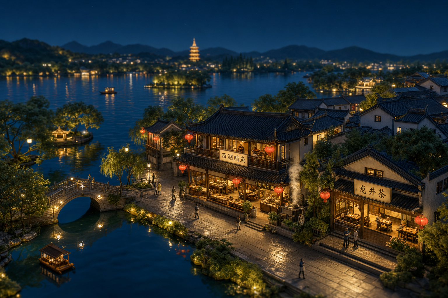 西湖湖滨